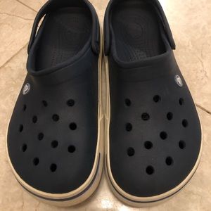 Navy blue Crocs
